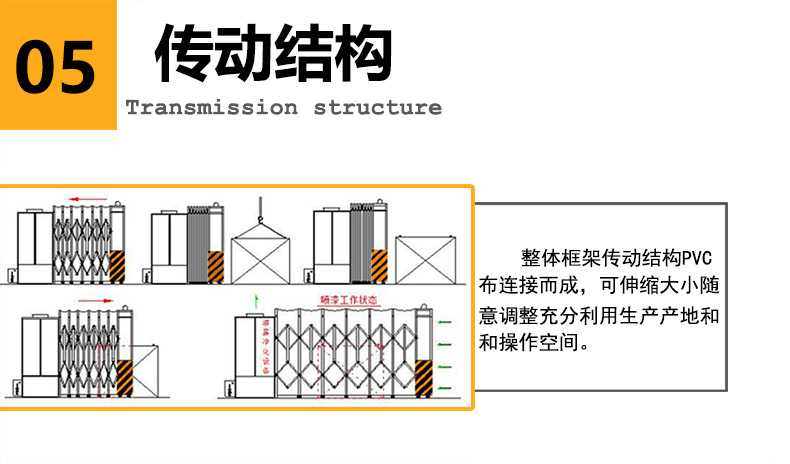 伸縮式噴漆房